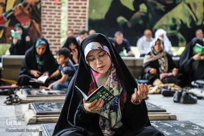 دعای روز عرفه در گلزار شهدای وادی رحمت تبریز