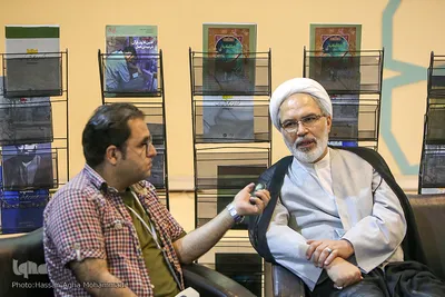 غرفه خبرگزاری ایکنا در نهمین روز بیست و ششمین نمایشگاه قرآن کریم