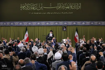دیدار دست‌اندرکاران دومین کنگره ۲۴ هزار شهید استان خوزستان بار هبر معظم انقلاب