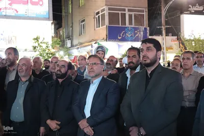 اجتماع مردم ملایر در محکومیت جنایت های رژیم صهیونیستی ‎