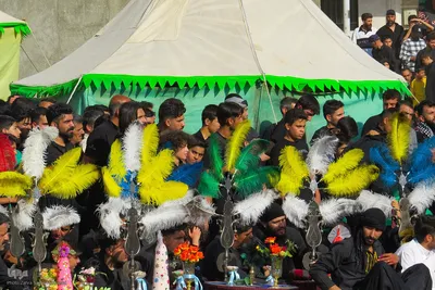 مراسم خیمه‌سوزان و مقتل‌خوانی در خمینی‌شهر اصفهان