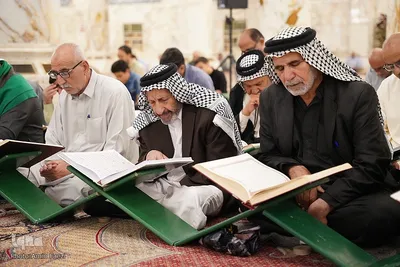 جزءخوانی قرآن در آستان علوی
