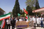 اجتماع کادر بهداشت و درمان لرستان در اعلام انزجار از حملات آمریکا و اسرائیل به مراکز درمانی کشور