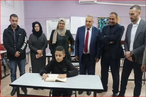 Dando as boas-vindas a mais de 10.000 alunos nas competições do Alcorão na Palestina