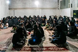 حسینیه ایران؛ عزاداری شب هفتم محرم‎‎