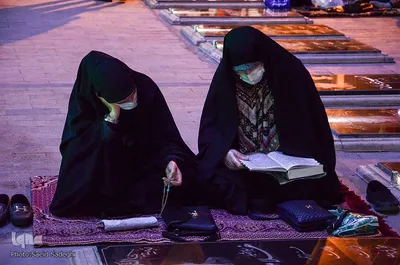 مراسم پرفیض شب ۱۹رمضان، در گلزار شهدای وادی رحمت