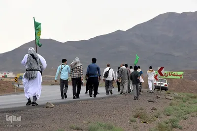 کاروان زائران پیاده امام رضا(ع)