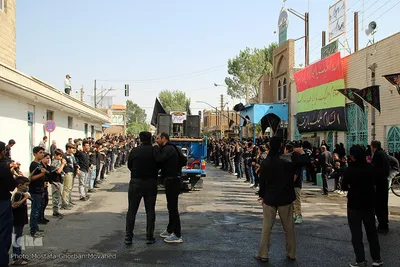 آیین عزاداری تاسوعای حسینی در شهرستان اهر