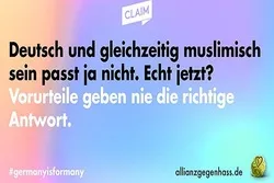 #germanyisformany – Aktions­woche gegen antimus­li­mi­schen Rassismus startet