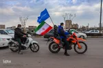 راهپیمایی خودرویی در زنجان