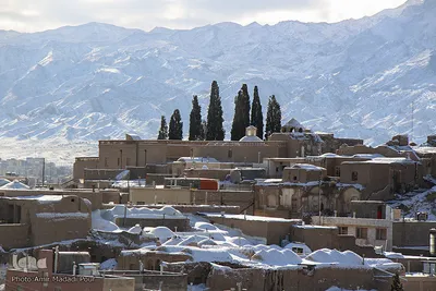 نخستین برف زمستانی در خراسان‌جنوبی