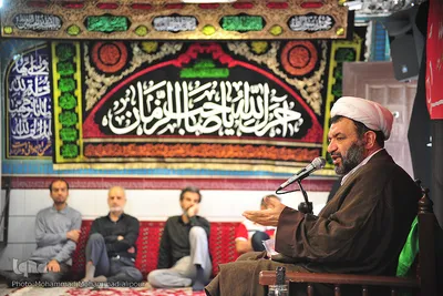 مراسم عزاداری و قرائت زیارت اربعین در حسینیه شهید آل مبارک