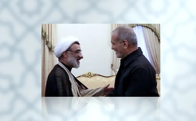 دیدار دبیر شورای عالی انقلاب فرهنگی با رئیس جمهور منتخب