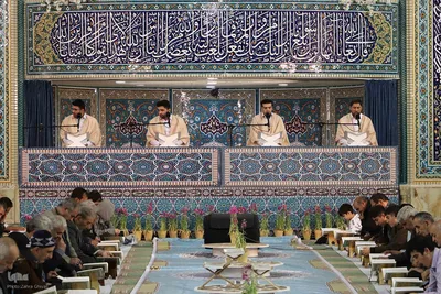 آیین جزء خوانی قرآن در مصلی امام خمینی تبریز‎