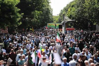 راهپیمایی خشم و نصر مردم در تبریز