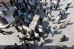تشییع شهید بسیجی امیرحسین علیخانی در قزوین