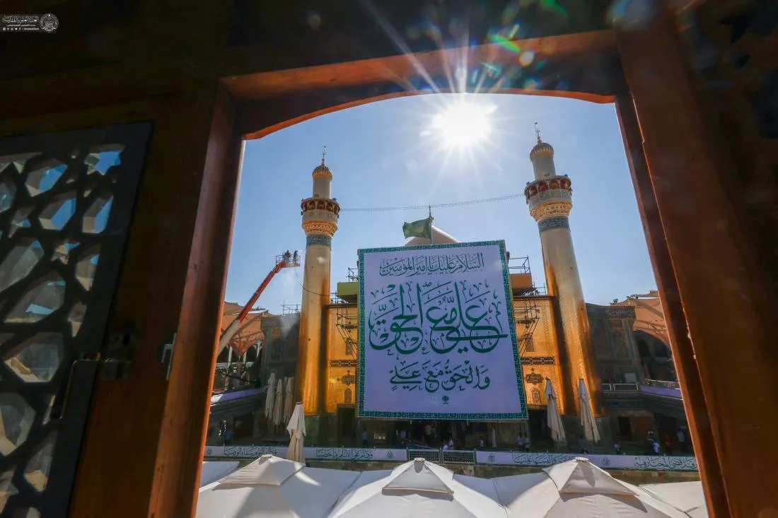 تقرير مصور | العتبة العلوية تكمل استعداداتها لاحياء عيد الغدير
