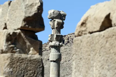 بازدید مسافرین نوروزی از مجموعه جهانی تخت جمشید‎‎