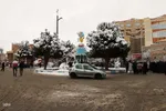 برف زمستانی در اهر