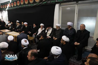 عزاداری روز شهادت امام رضا در دفتر مراجع