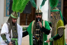 مراسم آیینی تعزیه در حرم شاهچراغ (ع)