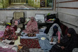 مراسم اعتکاف بانوان در مسجد باغستانی
