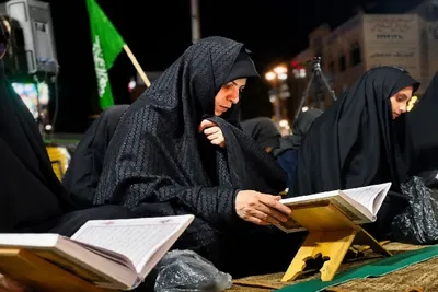 محفل انس با قرآن به یاد «قائد شهید امت» با حضور پرشور مردم اردبیل برگزار شد