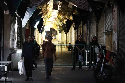 عزاداری اربعین حسینی در بزرگترین بازار مسقف جهان