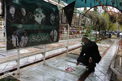مراسم غبارروبی گلزار شهدای مدافع حرم در شیراز‎‎