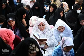 مراسم قرائت دعای پرفیض عرفه در امام زاده سید حمزه (ع) تبریز
