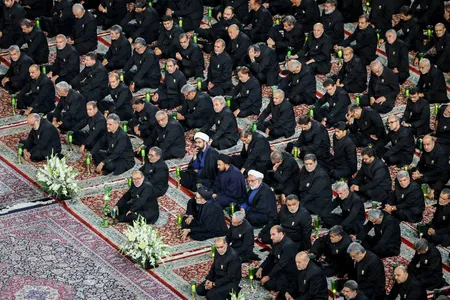 آیین خطبه‌خوانی شب شهادت امام رضا(ع) در حرم مطهر رضوی