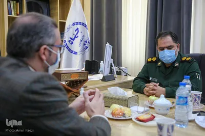 بازدید معاون روابط عمومی سپاه فجر و رئیس بسیج رسانه فارس از ایکنا‎‎