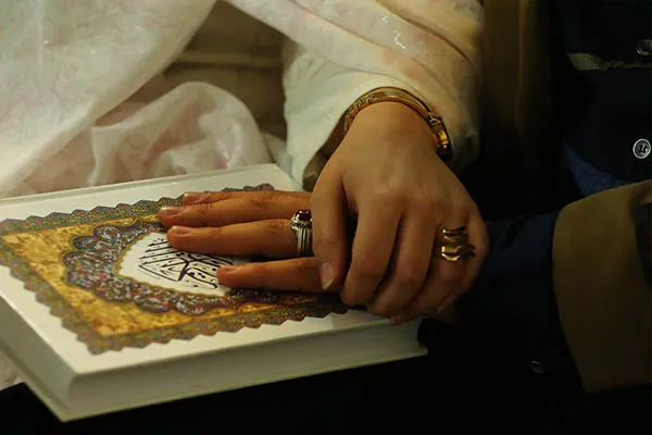 نام‌نویسی برای مراسم عقد در سالروز میلاد حضرت معصومه(س)