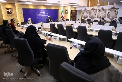 نشست خبری حجت‌الاسلام والمسلمین حامد تقدیری، رئیس «مدارس صدرا» و مسوول واحد کودک و نوجوان سازمان تبلیغات اسلامی