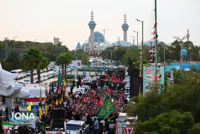 قافله عزاداری سالروز شهادت امام رضا(ع) در اصفهان
