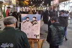 موج پنجاه و هفتمین شب اجتماع مردم  بابلسر  در  میدان شهدای بیت المقدس