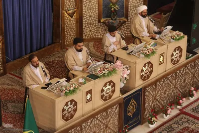 جزءخوانی قرآن کریم در حرم شاهچراغ (ع)