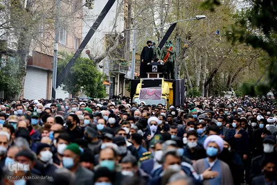 تشییع پیکر آیت‌الله علوی گرگانی - گرگان