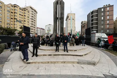 تجمع عزاداران فاطمی در میدان فاطمی