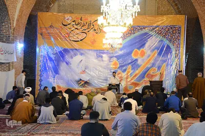 مراسم اعتکاف در مسجد جامع تبریز