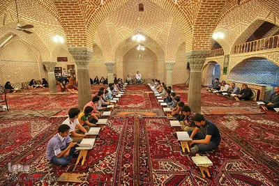 جلسه آموزش قرآن استاد یحیی راثی