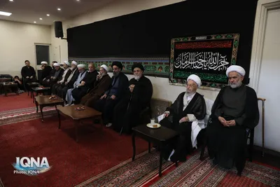 عزاداری روز شهادت امام رضا در دفتر مراجع