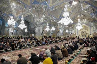 جزءخوانی قرآن کریم در آستان رضوی