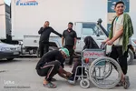 زائران و موکب‌داران در پایانه مرزی چذابه