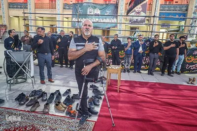 محفل انس با شهدای حرم مطهر حضرت احمدبن موسی علیهماالسلام‎