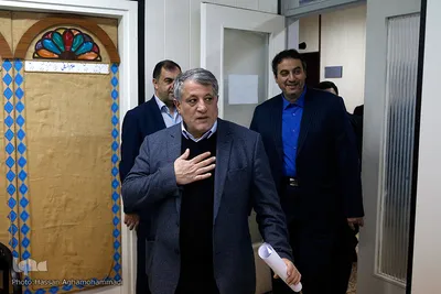 بازدید محسن هاشمی رفسنجانی، رییس شورای اسلامی شهر تهران از باشگاه خبرنگاران افتخاری (نبا) ایکنا