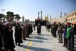 دسته های عزاداری در سوگ شهادت امام هادی(ع)