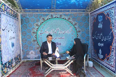 میهمانان ایکنا در چهل‌و‌یکمین دوره مسابقات قرآن استان مرکزی/آقای محمودی