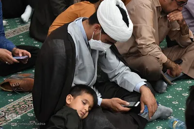 مراسم قرائت دعای پرفیض عرفه در حسینیه جماران بیرجند
