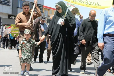 راهپیمایی روز قدس-اراک/عکاس:طه نظیری